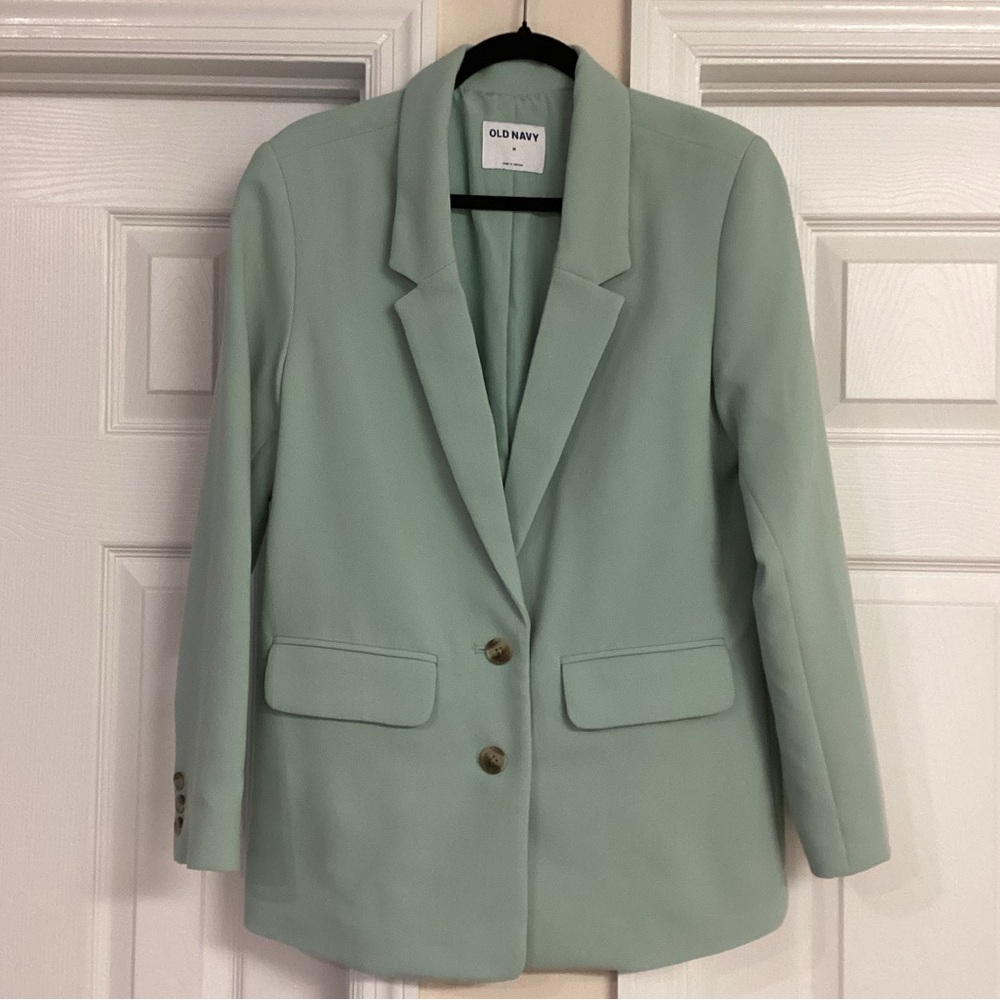 Old Navy Mint 2 Button Blazer - image 7